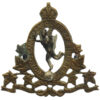 Royal Canadian Corps of Signals Cap Badge - King's Crown