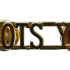 Scottish Yeomanry (SCOTS YEO) Shoulder Title