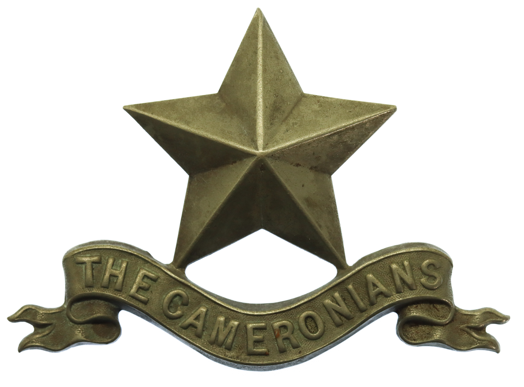 Cameronians (Scottish Rifles) Pipers Cap Badge