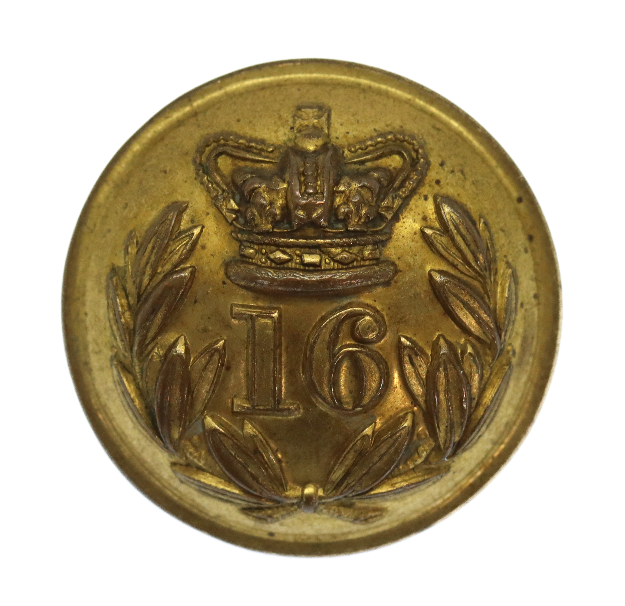 Victorian Pre 1881 16th (Bedfordshire) Regiment of Foot Officer's Button (25mm)