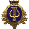 Canadian Forces Band Branch Enamelled Cap Badge - Queen's Crown