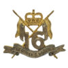 16th/5th Queen's Lancers Officer's Beret Badge - Queen's Crown