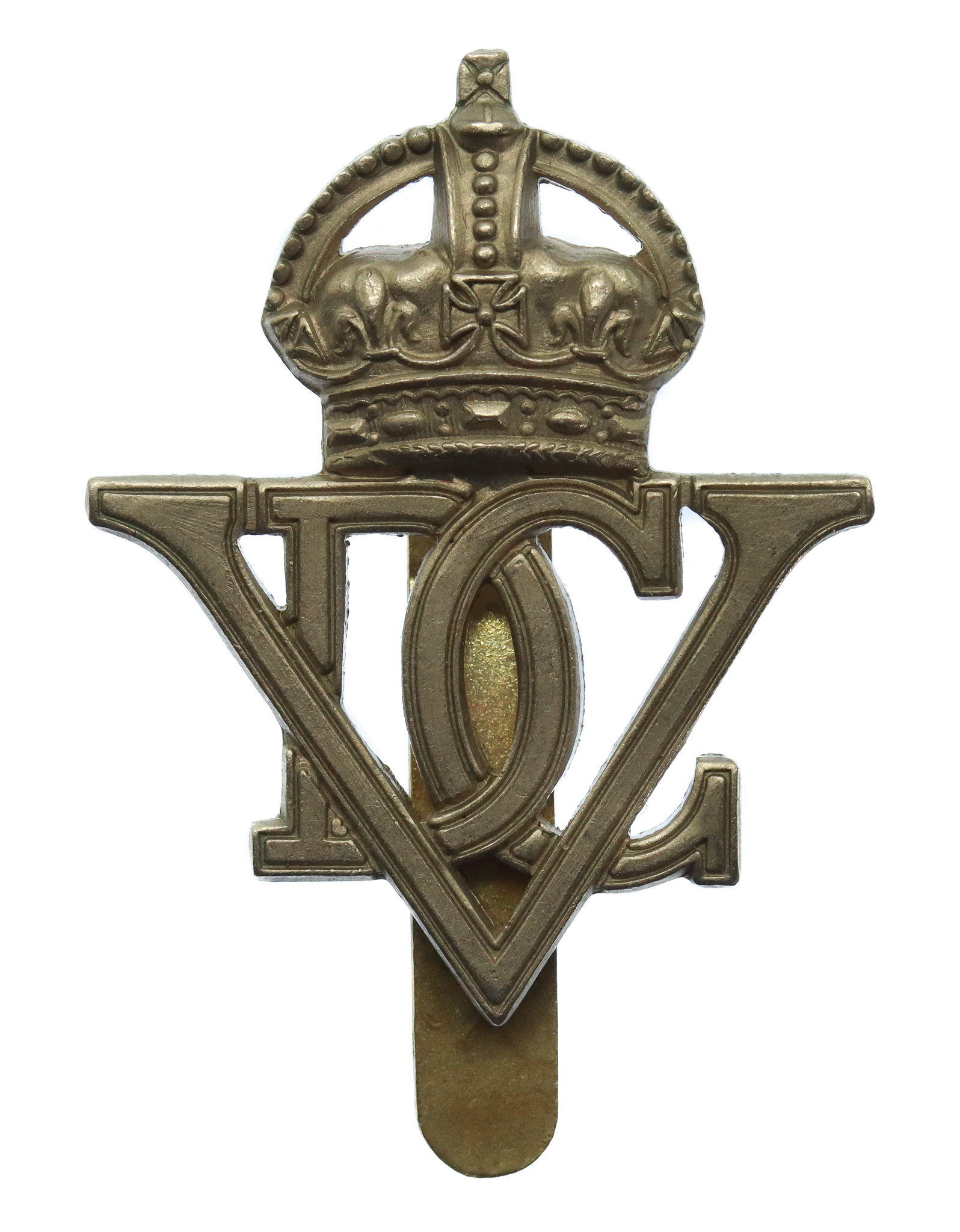 5th (Royal Inniskilling) Dragon Guards Cap Badge - King's Crown