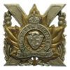 Canadian The Perth Regiment Cap Badge - King's Crown