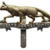Queen's Own Yeomanry Anodised (Staybrite) Cap Badge