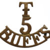 5th Territorial Bn. East Kent Regiment (T/5/BUFFS) Shoulder Title