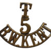 5th Territorial Bn. Royal West Kent Regiment (T/5/R.W.KENT) Shoulder Title