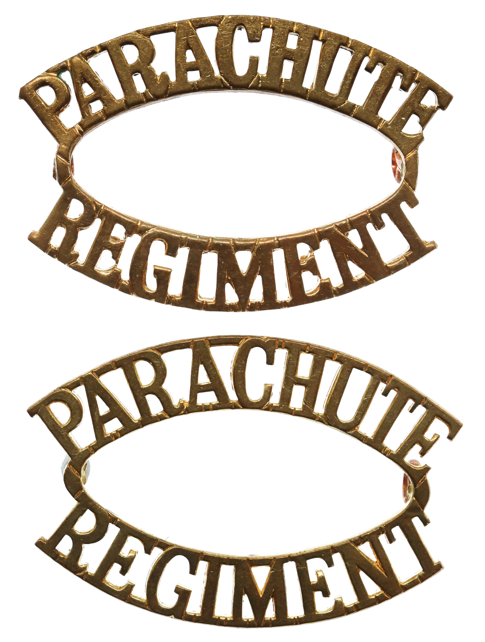 Pair of Parachute Regiment (PARACHUTE/REGIMENT) Shoulder Titles