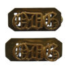 Pair of 1st Queen's Dragoon Guards (QDG) Shoulder Titles