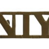 Northamptonshire Imperial Yeomanry (N.I.Y.) Shoulder Title