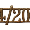 14th/20th Hussars (14/20H) Shoulder Title
