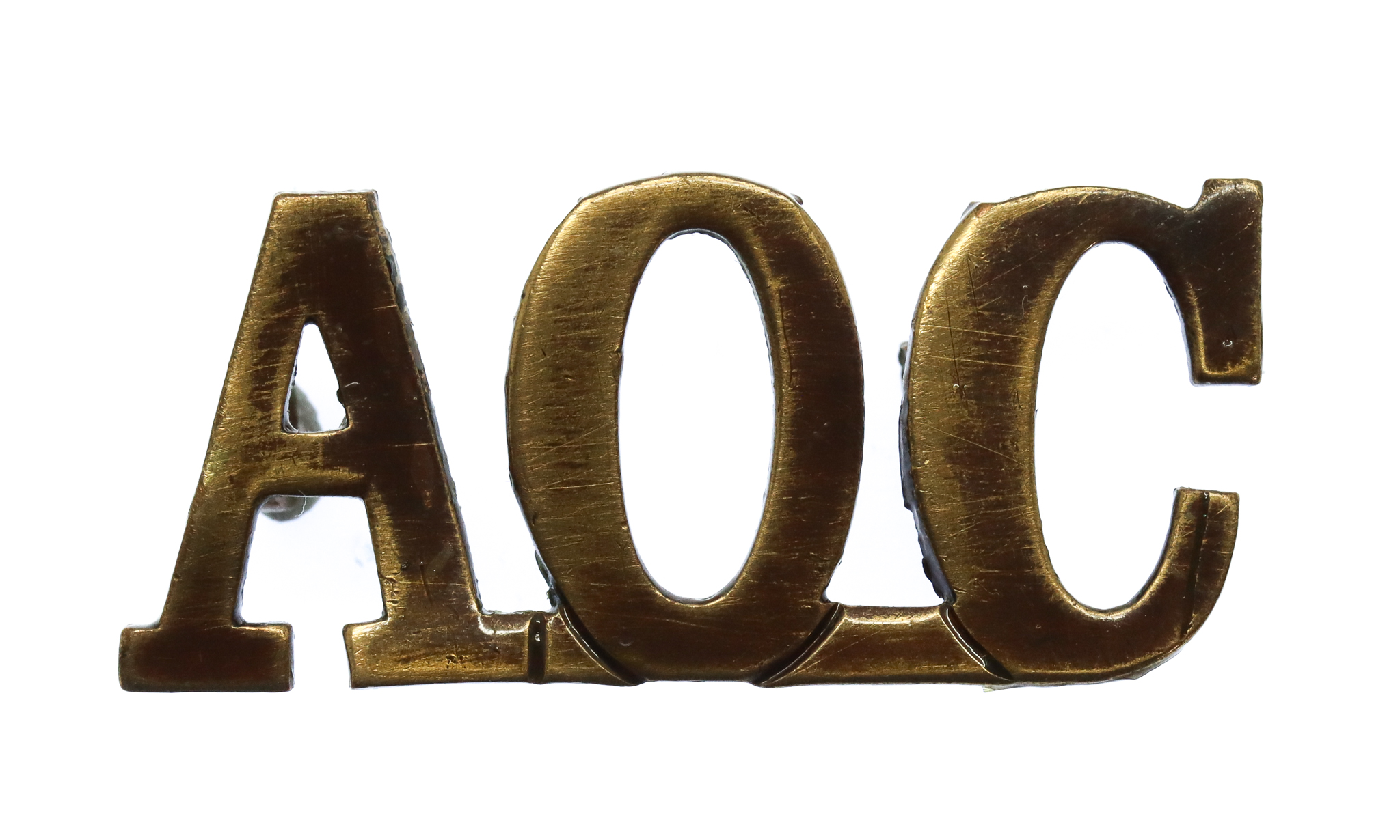 Army Ordnance Corps (A.O.C.) Shoulder Title