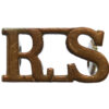 Royal Scots (R.S.) Officer's Shoulder Title