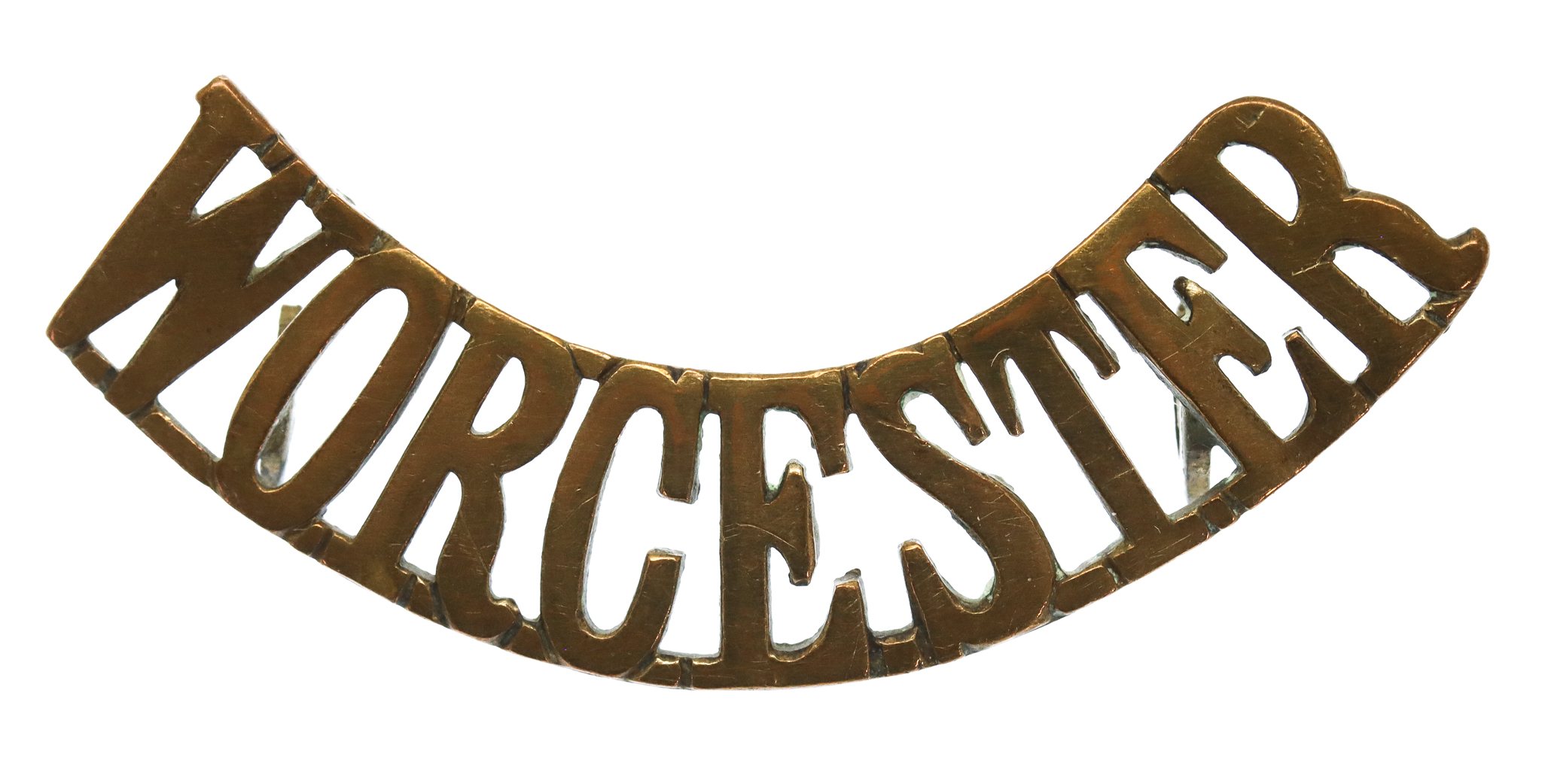 Worcestershire Regiment (WORCESTERSHIRE) Shoulder Title (Pre 1902)