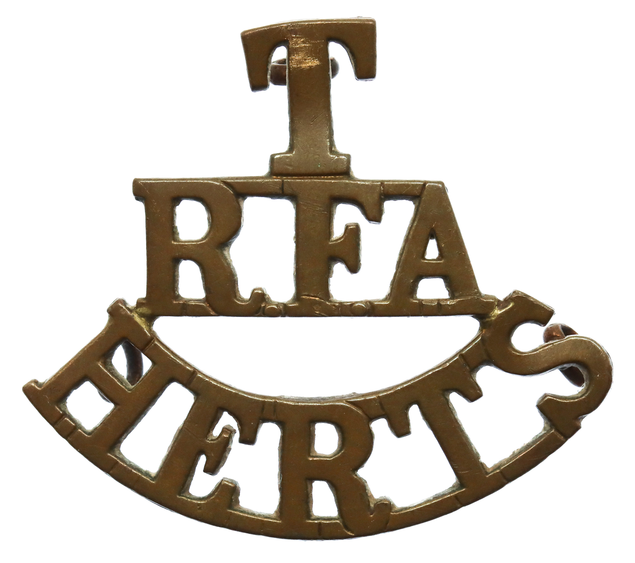 Hertfordshire Territorial Division Royal Field Artillery (T/RFA/HERTS) Shoulder Title