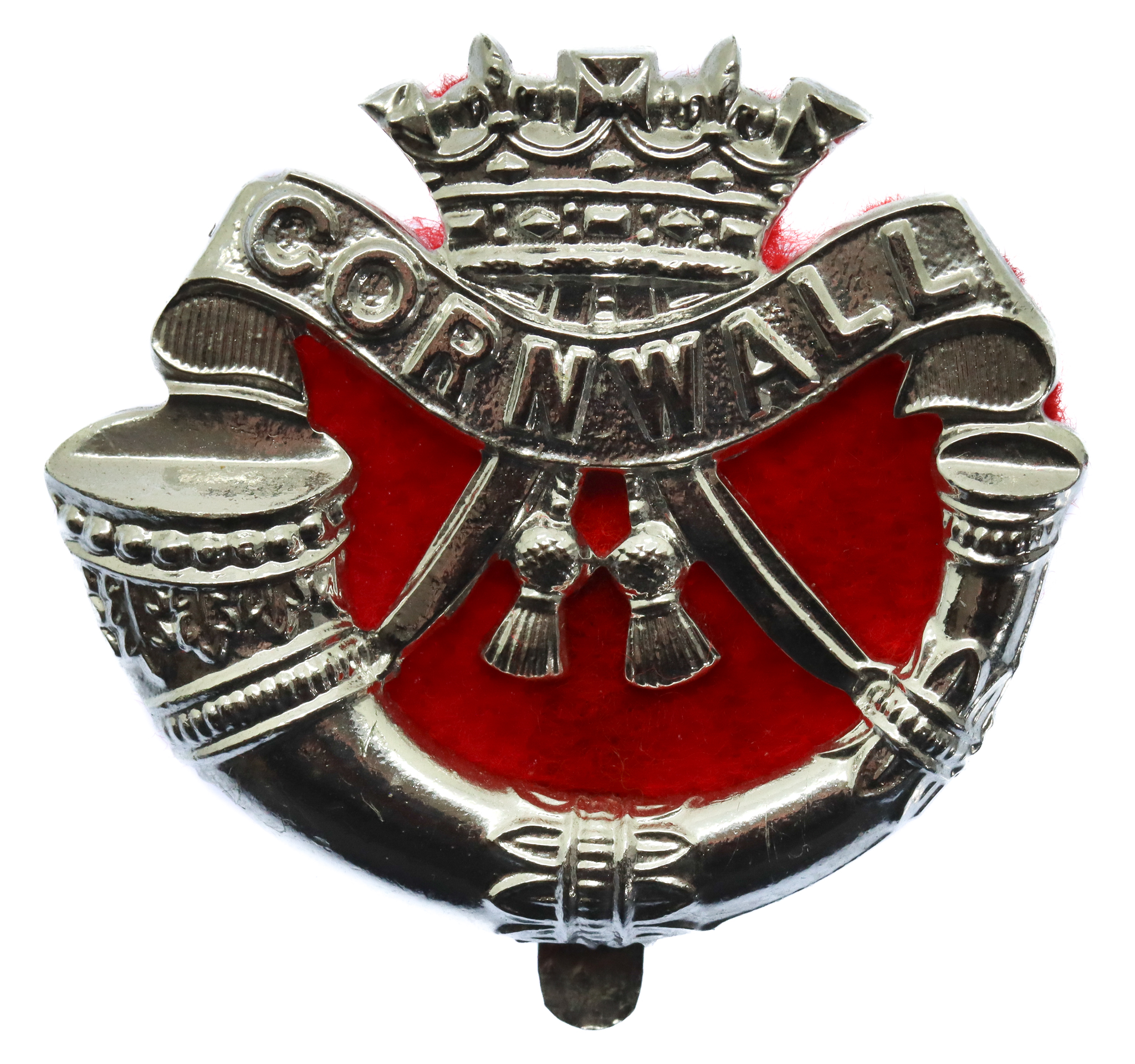 Duke of Cornwall's Light Infantry Anodised (Staybrite) Cap Badge