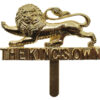 King's Own (Royal Lancaster) Regiment Anodised (Staybrite) Cap Badge