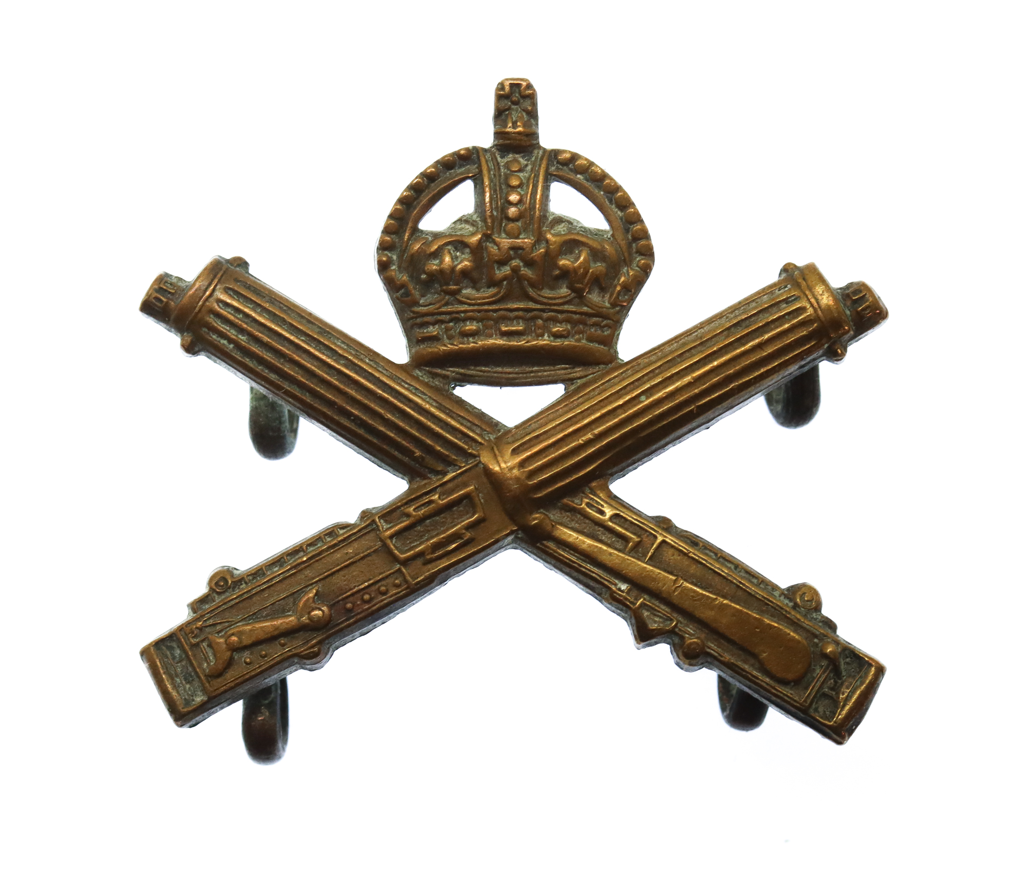 WW1 Machine Gun Corps (M.G.C.) Collar Badge