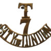 7th (City of London) Battalion London Regiment (T/7/CITY OF LONDON) Shoulder Title