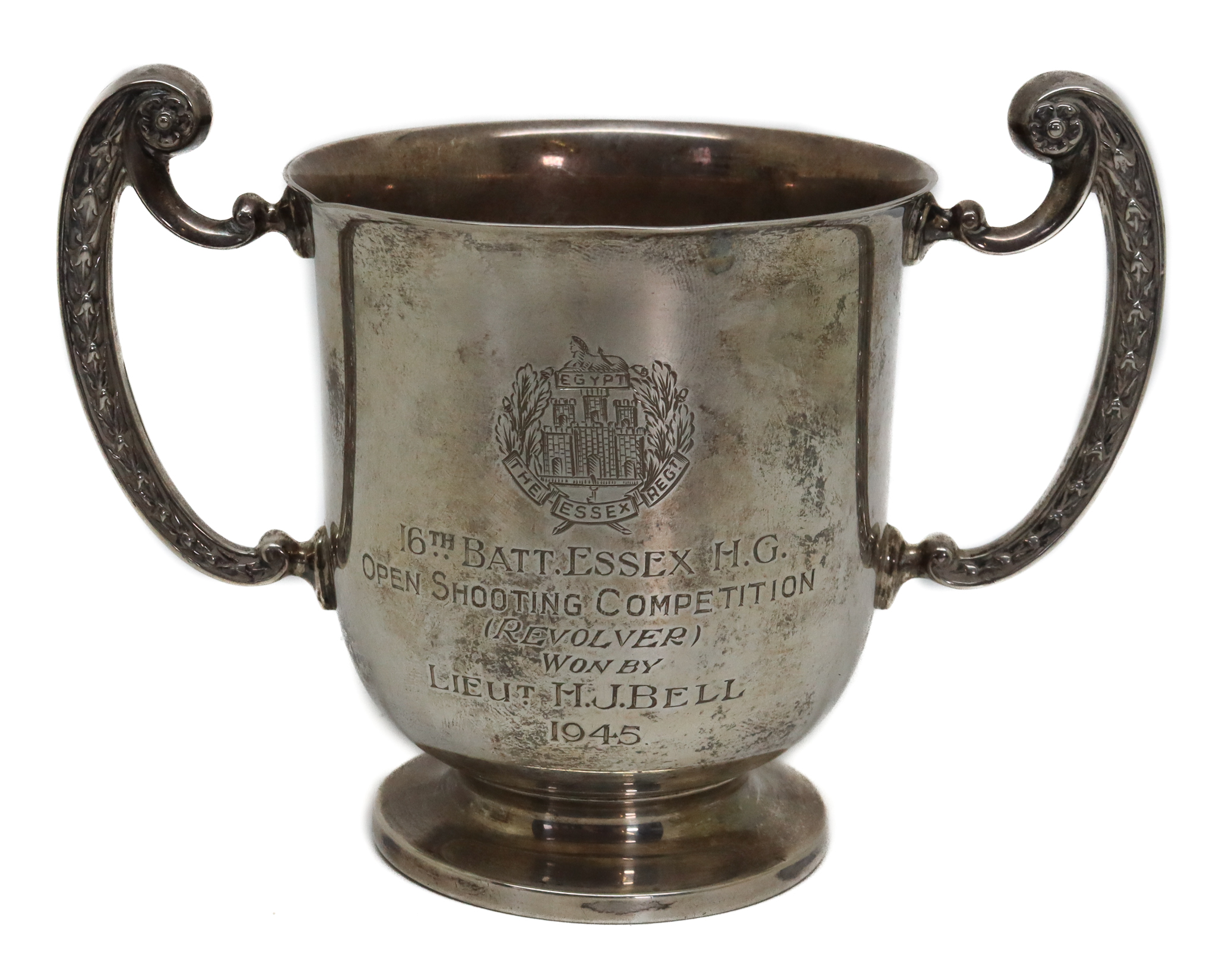 16th Battalion Essex Home Guard Shooting Competition Hallmarked Silver Trophy