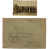 WW2 Afrika Korps Feldpost Envelope with Rare Palm Tree Ink Stamp