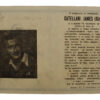 WW2 Italian Resistance Member Death Card - James Catellani