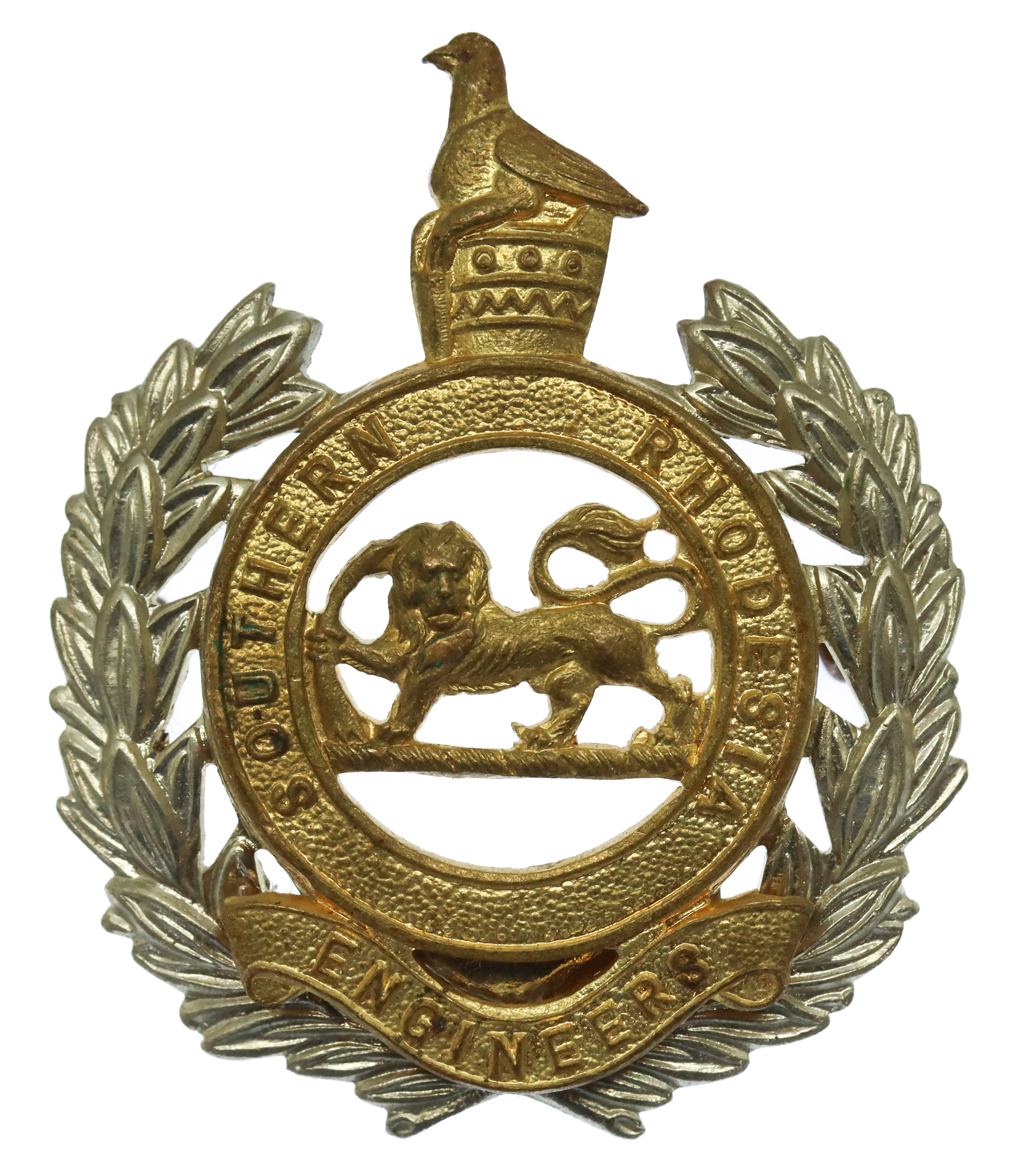 Southern Rhodesia Engineers Bi-metal Cap Badge
