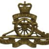 Royal New Zealand Artillery Cap Badge - Queen's Crown