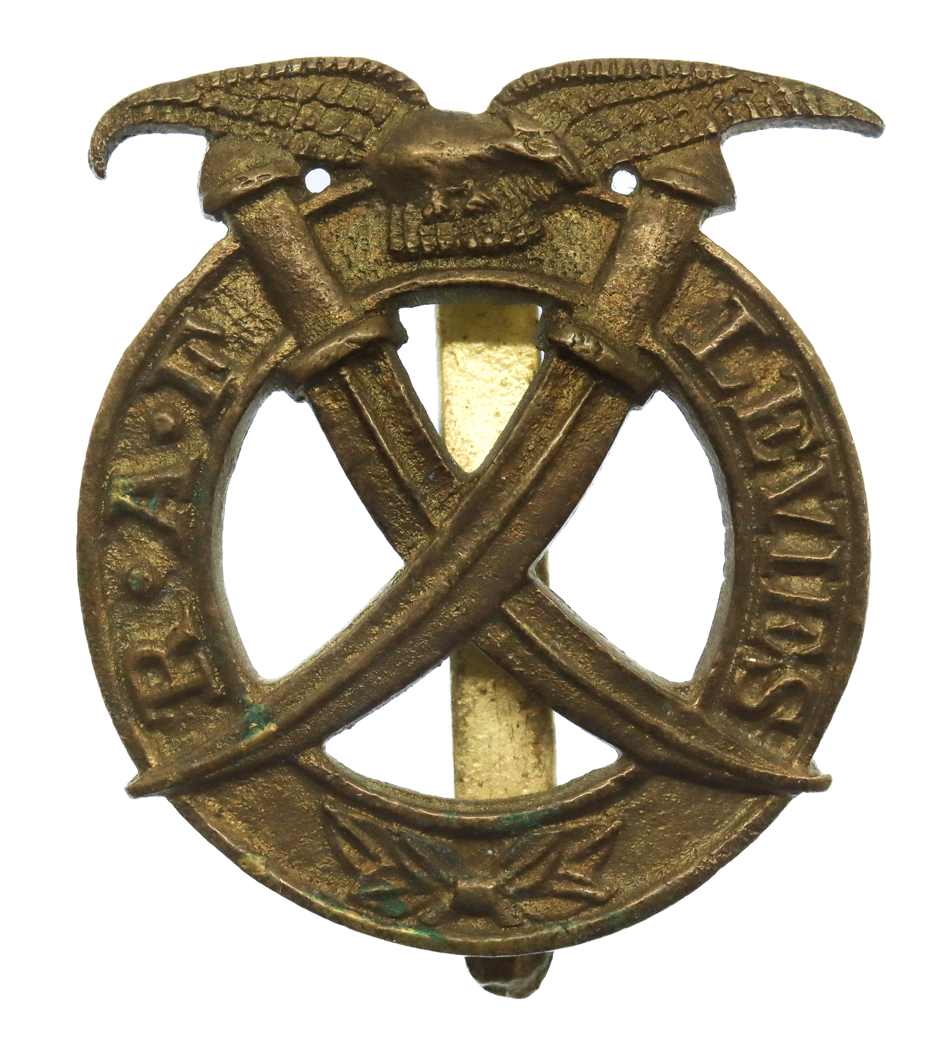 Royal Air Force (R.A.F.) Iraq Levies Cast Cap Badge