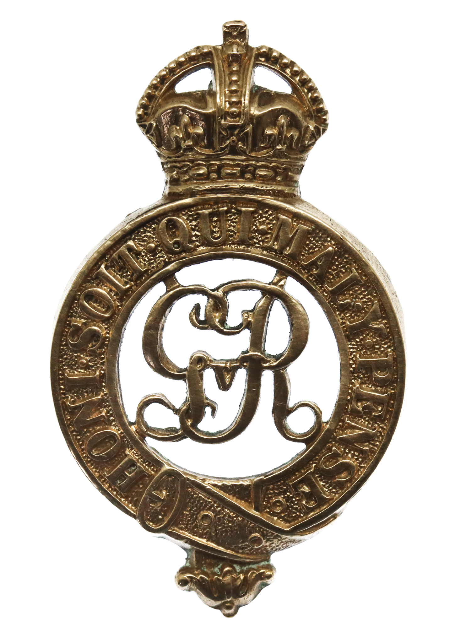 George V Household Cavalry Cap Badge