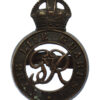 George VI The Life Guards Officer's Service Dress Cap Badge