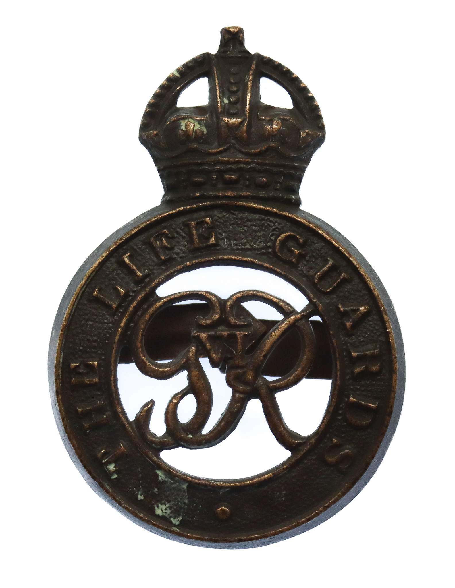 George VI The Life Guards Officer's Service Dress Cap Badge