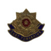 East Yorkshire Regiment Brass & Enamel Sweetheart Brooch/Lapel Badge