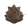 East Yorkshire Regiment Rose Gold Plated Sterling Silver Sweetheart Brooch