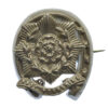 WW1 East Yorkshire Regiment 1914 Hallmarked Silver Horseshoe Sweetheart Brooch