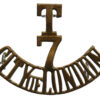 7th (City of London) Battalion London Regiment (T/7/CITY OF LONDON) Shoulder Title
