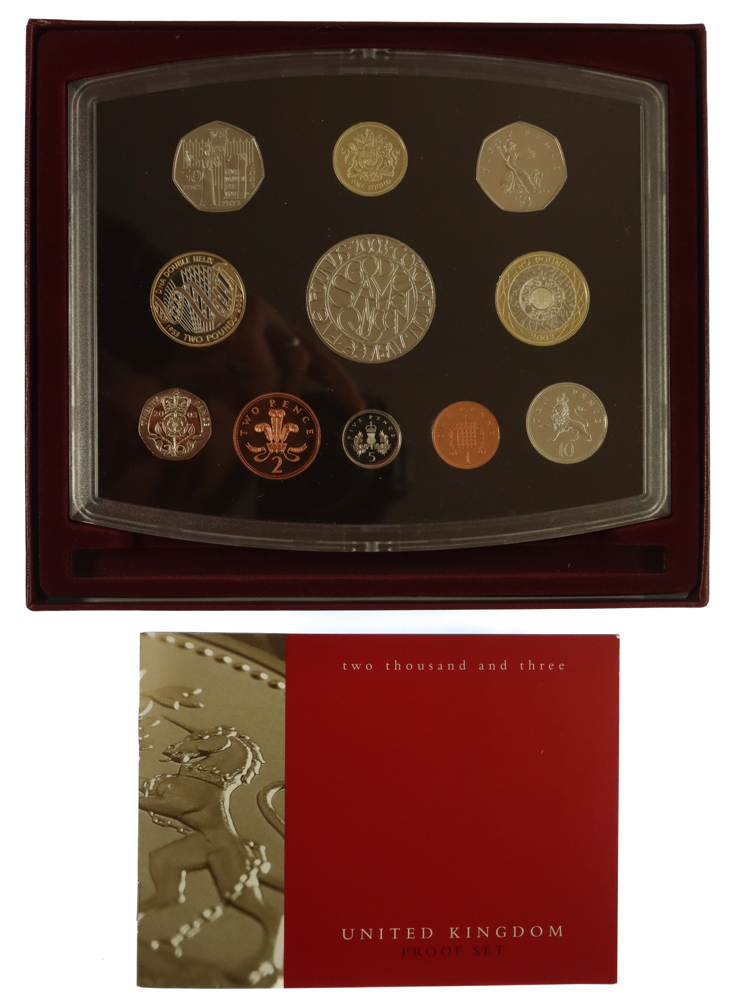 Royal Mint 2003 United Kingdom Proof Coin Set
