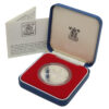 Royal Mint 1977 The Queen's Silver Jubilee Commemorative Silver Proof Crown Coin 