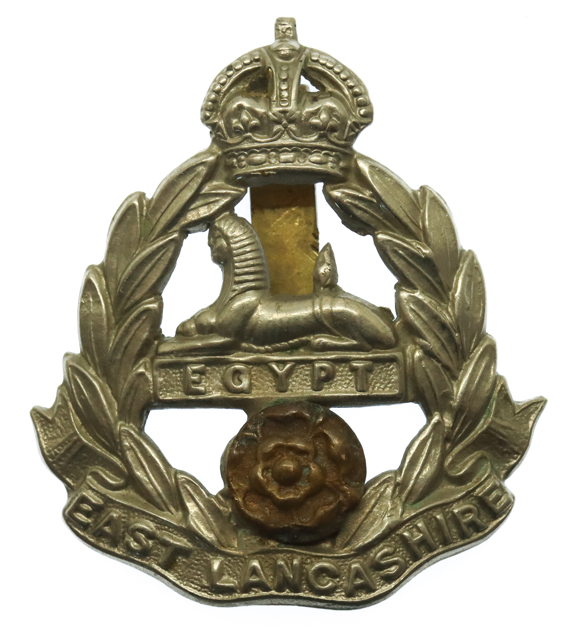 East Lancashire Regiment Cap Badge - King's Crown
