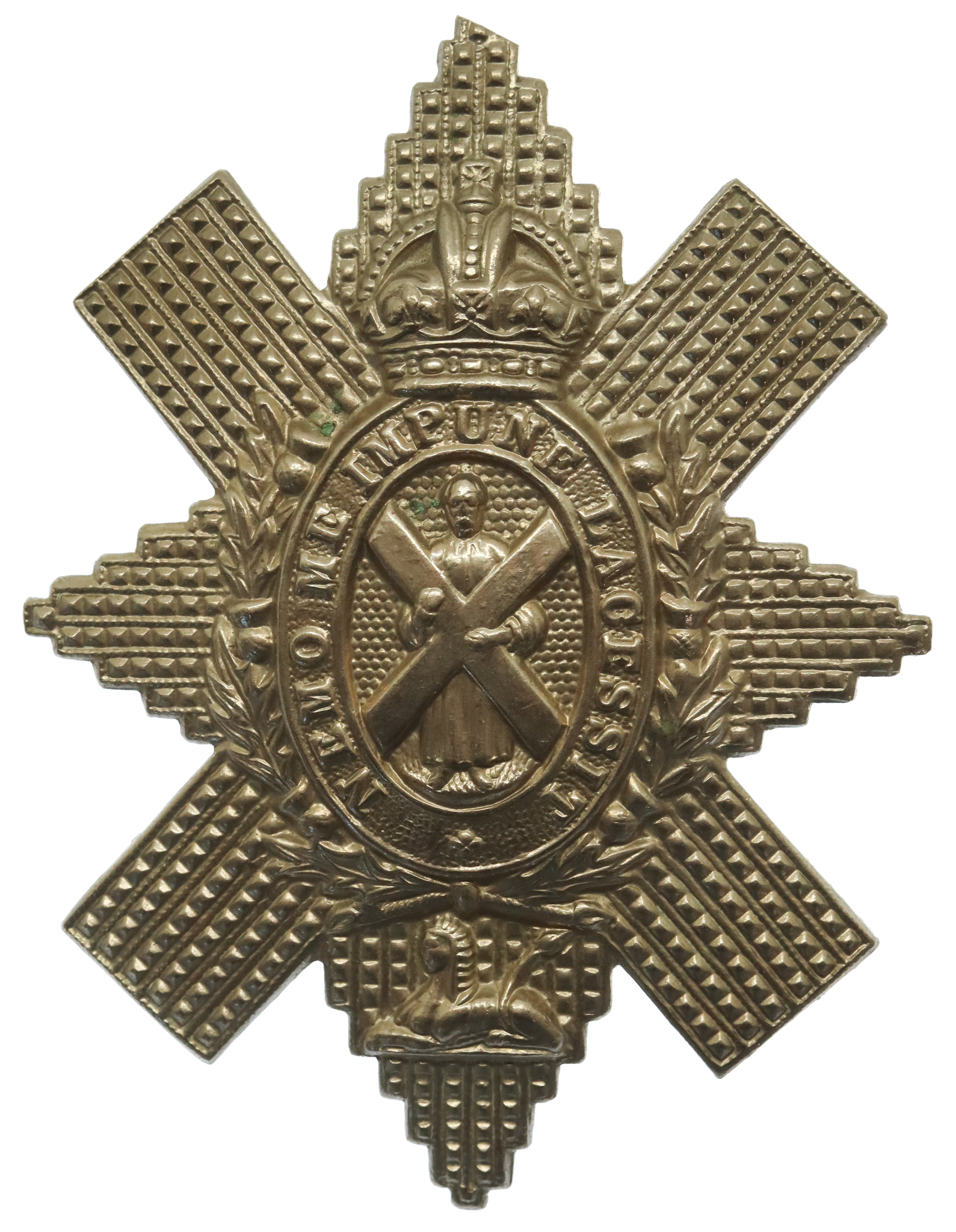 Black Watch (The Royal Highlanders) Cap Badge - King's Crown