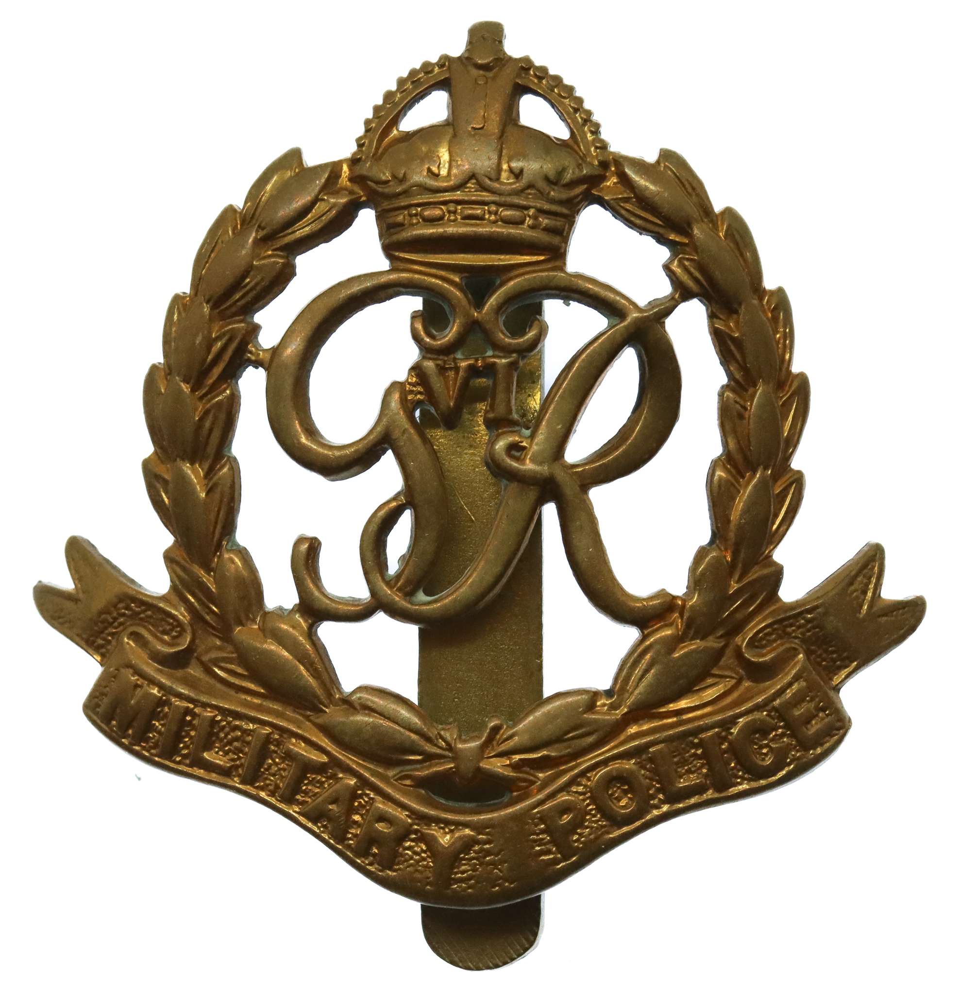 George VI Corps of Military Police Cap Badge