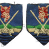 Pair of Eastern Command Cloth Formation Signs