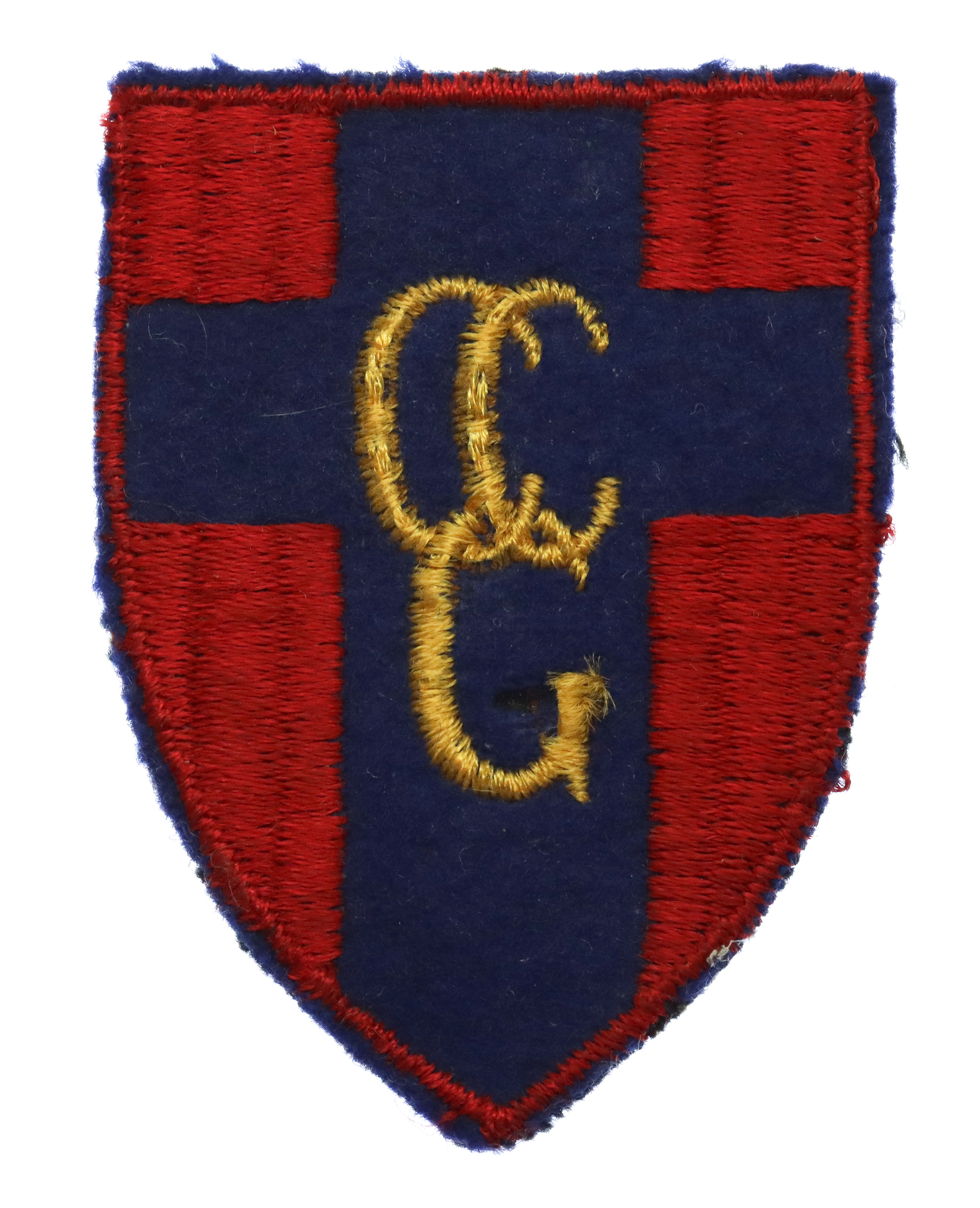 Control Commission Germany (C.C.G.) Cloth Formation Sign