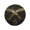 6th Gurkha Rifles Officer's Cap Boss Badge
