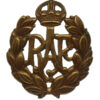 Royal Air Force (R.A.F.) Cap Badge - King's Crown