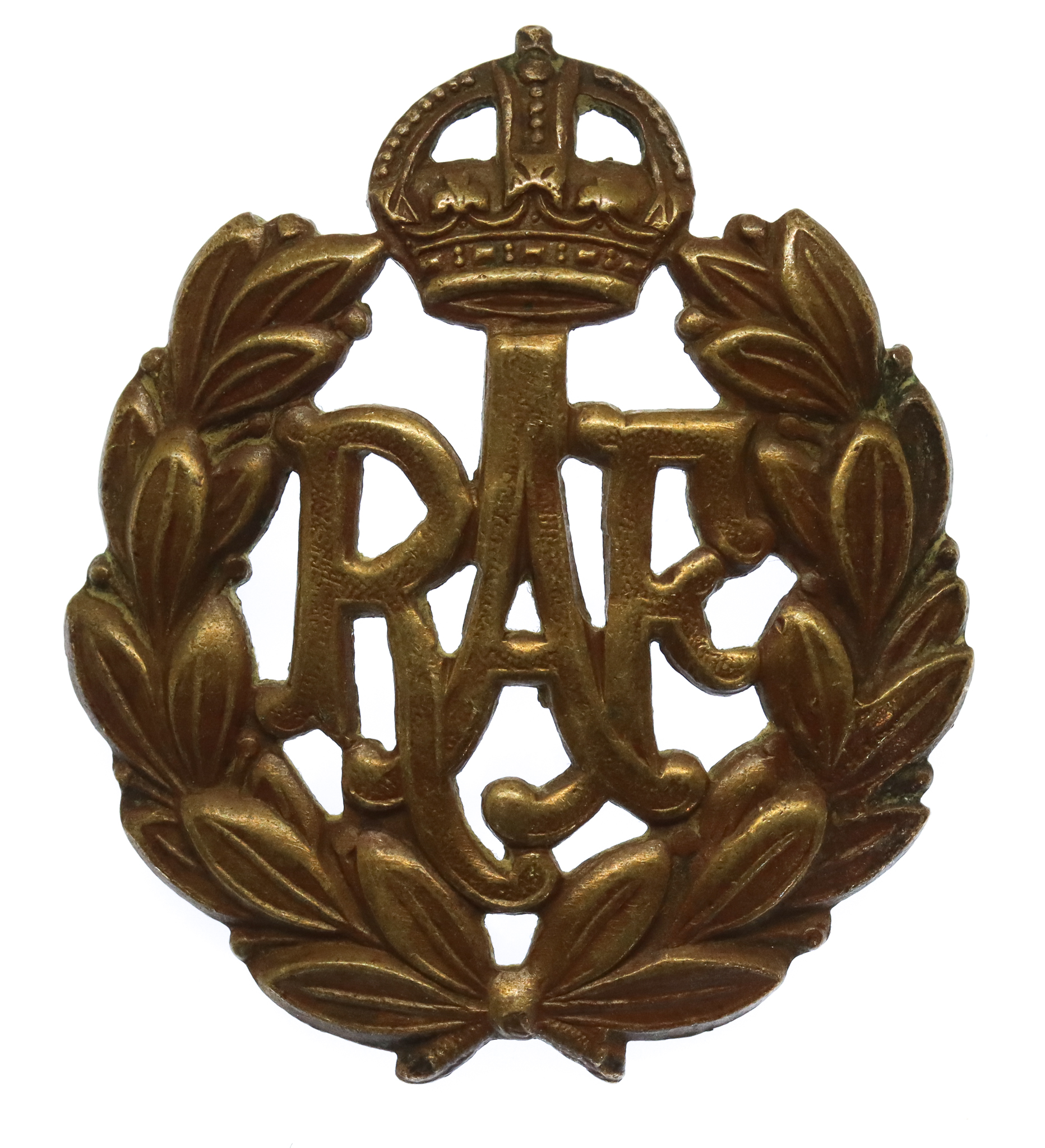 Royal Air Force (R.A.F.) Cap Badge - King's Crown