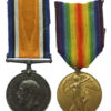 WW1 British War & Victory Medal Pair - Pte. R.W. Thompson, Army Ordnance Corps