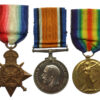 WW1 1914-15 Star Medal Trio - S.Sjt. R. Isherwood, Royal Artillery