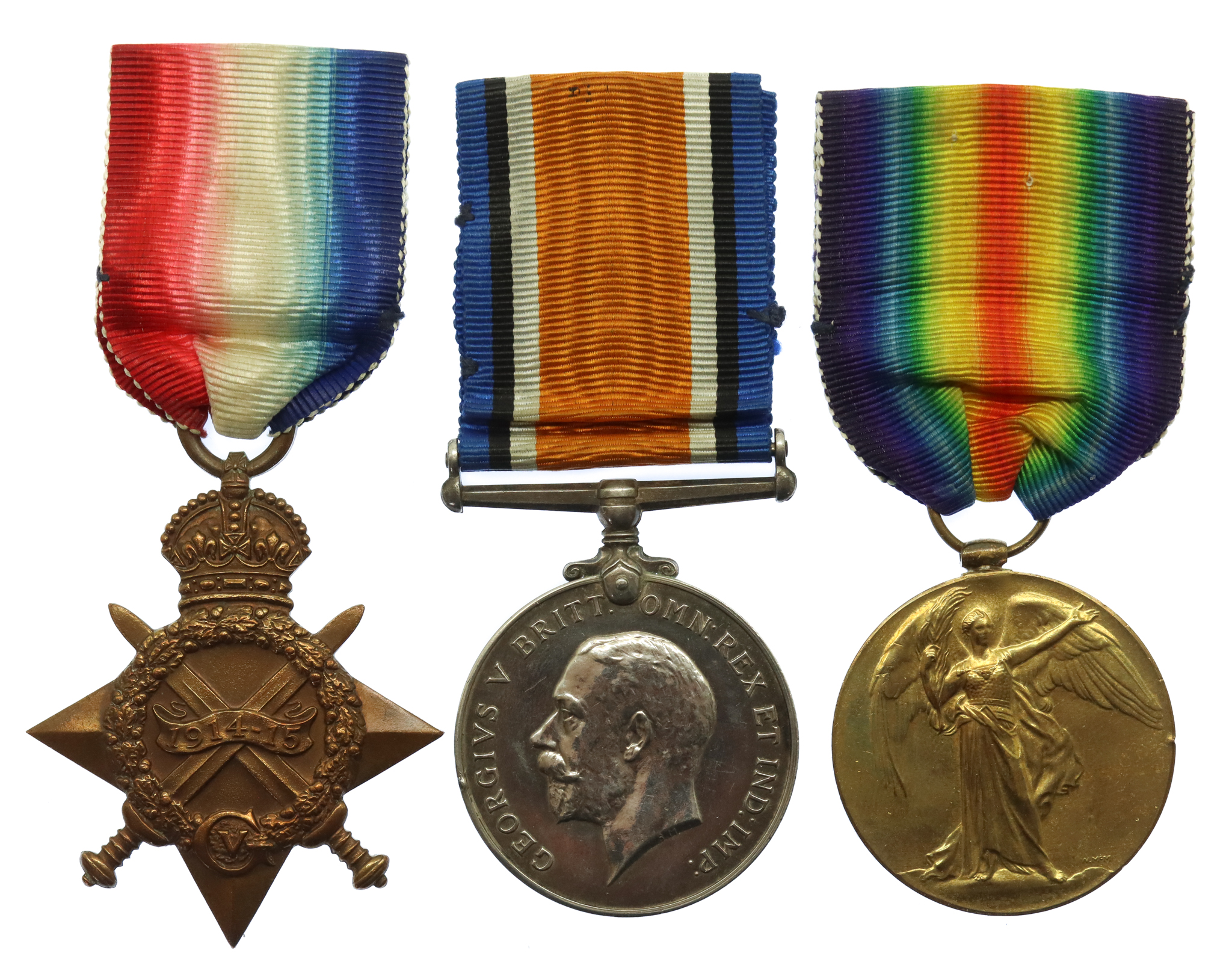 WW1 1914-15 Star Medal Trio - S.Sjt. R. Isherwood, Royal Artillery