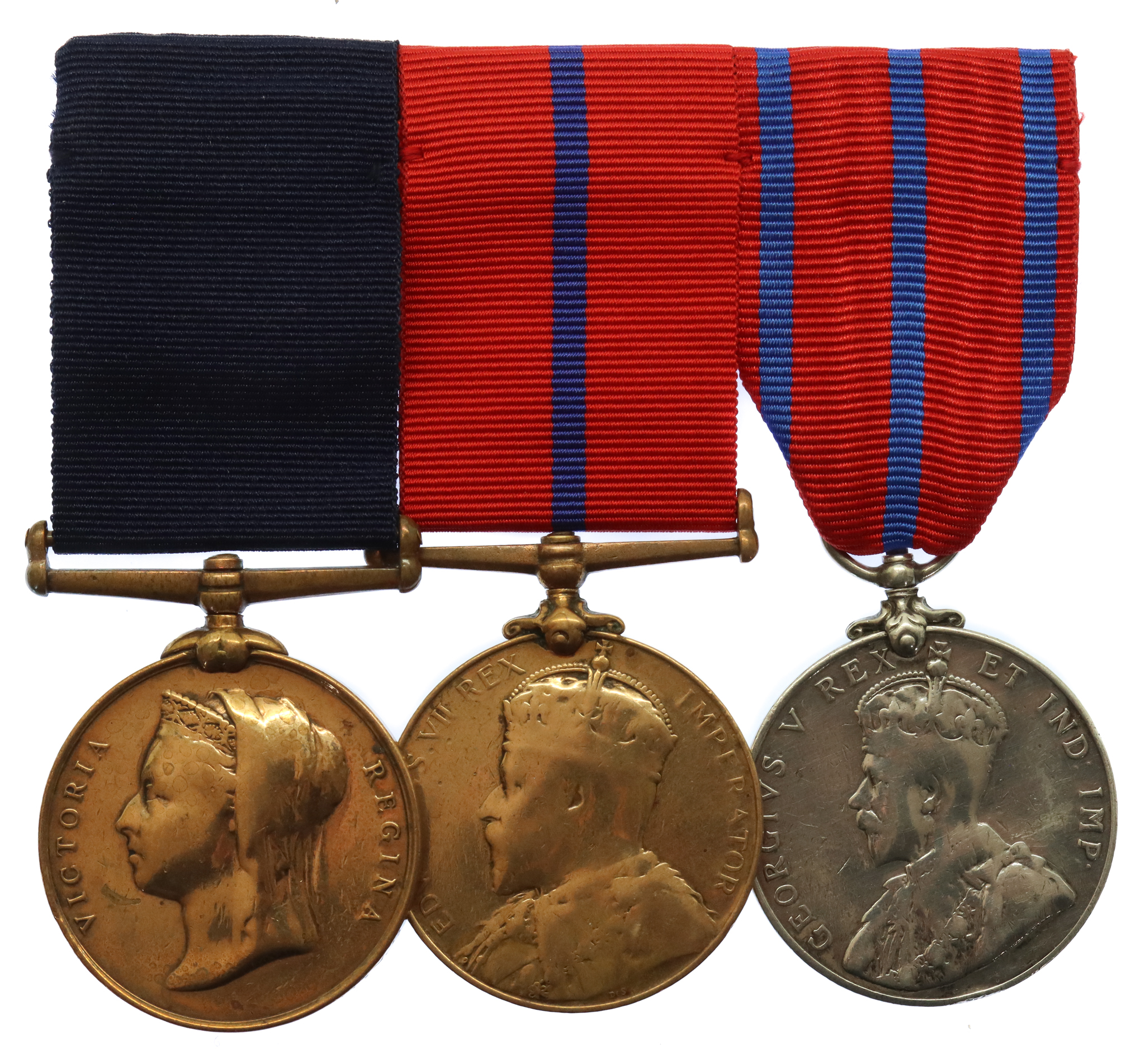 1897 Police Jubilee Medal, 1902 Police Coronation Medal & 1911 Police Coronation Medal Group of Three - P.C. James Cox, 'K' Division (Bow) Metropolitan Police
